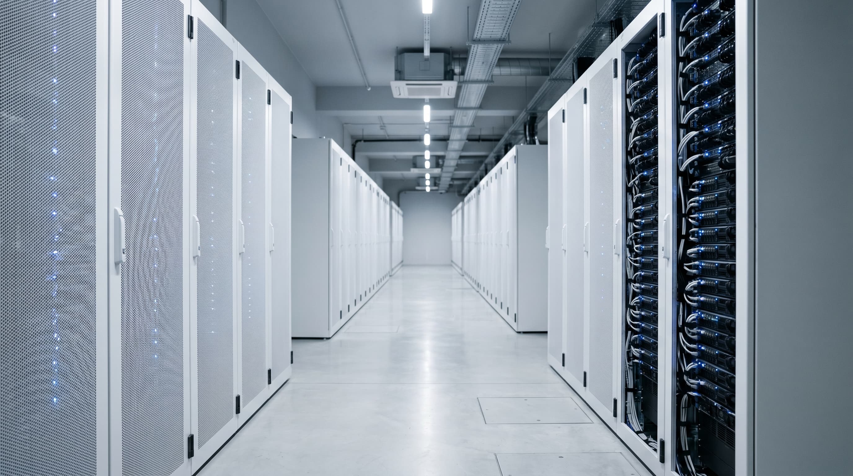 Europees datacenter — servers in Neurenberg, Duitsland
